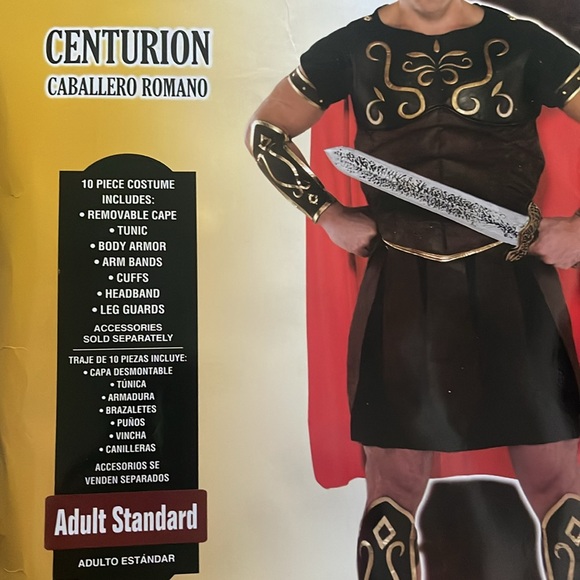 Centurion Adult Costume! New! - Picture 2 of 6